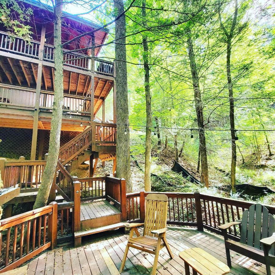 Luxury Cabin With Waterview And Privacy, Hiking ブルーリッジ山脈 エクステリア 写真